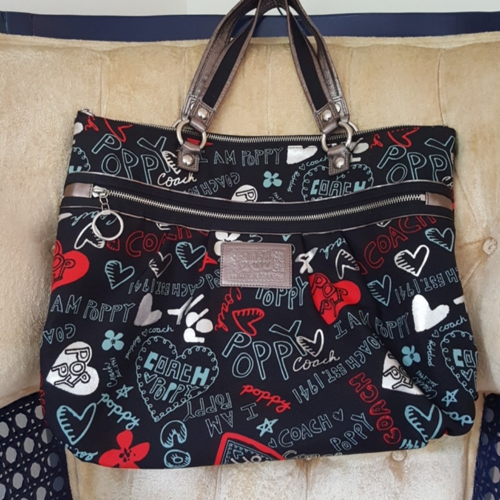 Coach Poppy large bag - Authentic